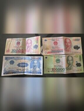 (4)  Vietnam Dong (Ho Chi Minh) Banknotes